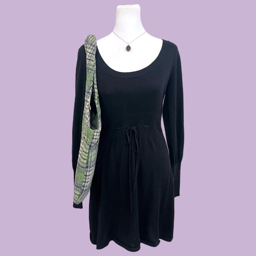 Black Goth Grunge Whimsygoth Elevated Basic Long … - image 1